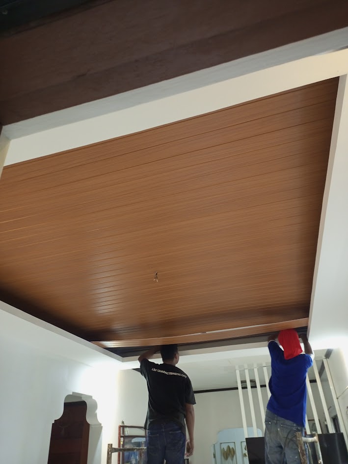 PVC Ceiling Installation on Brgy. Cabezas, Trece Matires Photo